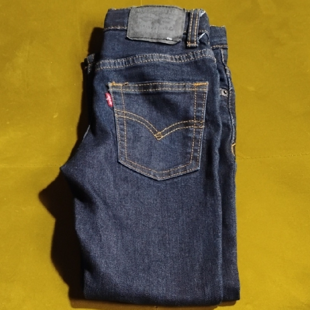 Levi's Dark Blue Straight Jeans